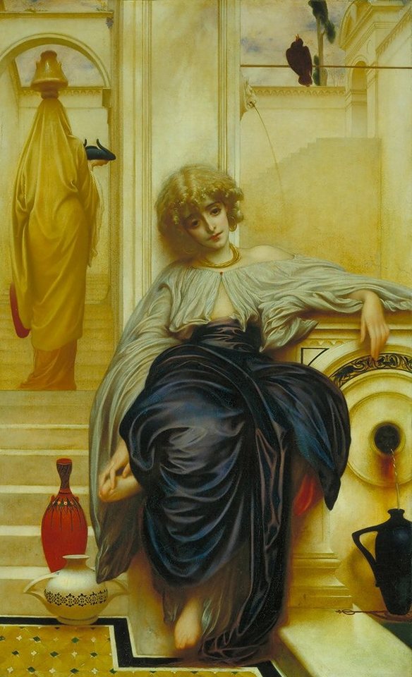 Kunstdruck Lieder ohne Worte Frederic Leighton Quelle Wasser Vogel Karaffen B A3, (1 St) von OTTO