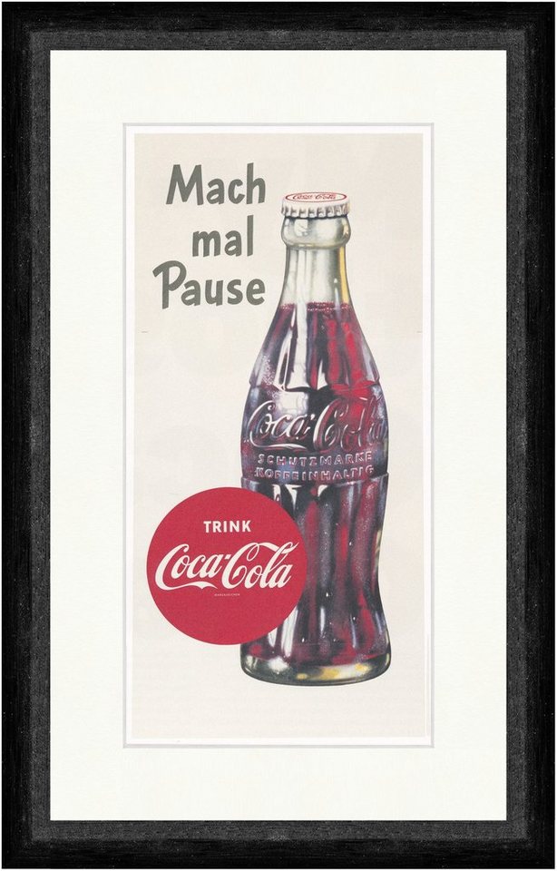 Kunstdruck Mach mal Pause Coca Cola Getränk Marke Werbung Plakat Faks_Plakatwelt, (1 St) von OTTO
