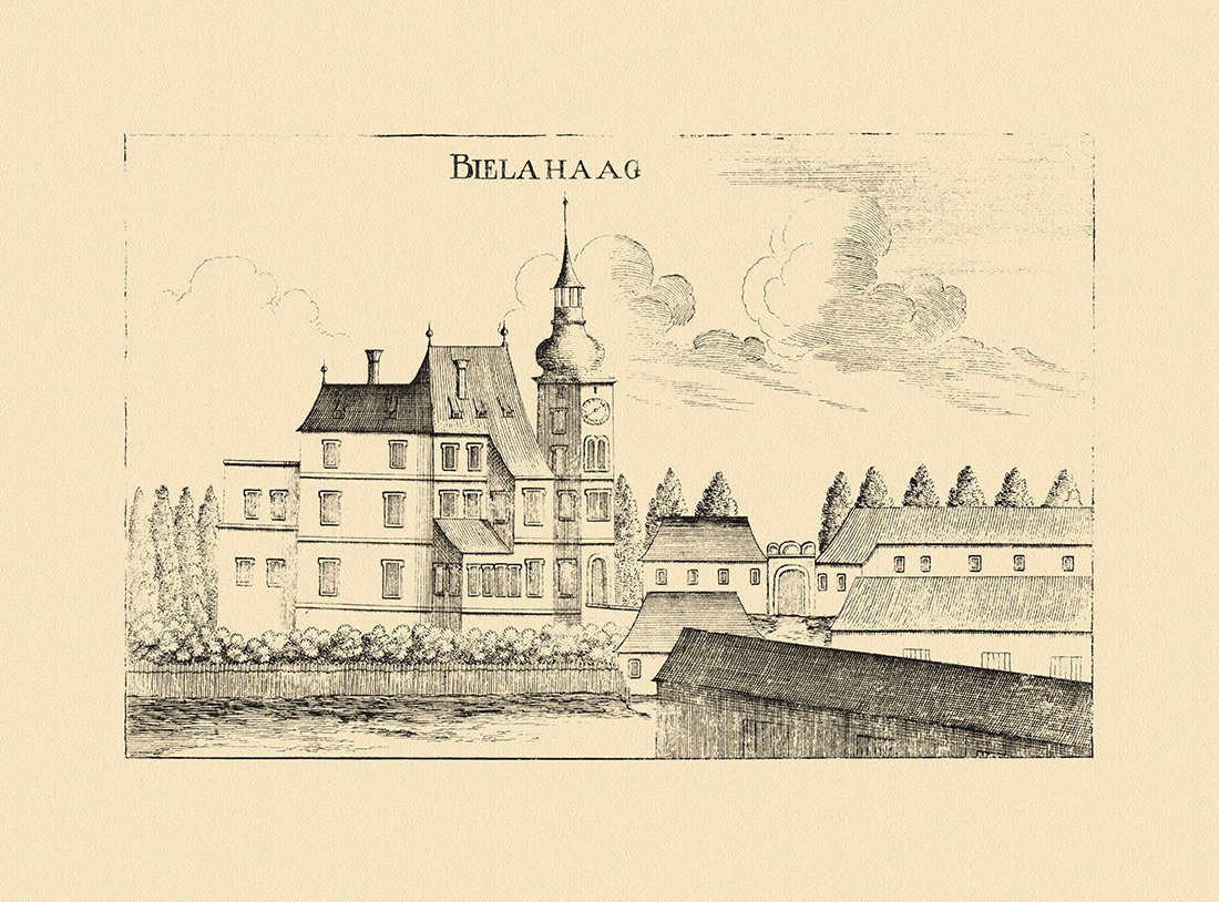 Kunstdruck Pielach Bielahaag Mostviertel Vischer Österreich Burgen und Schlösser, (1 St) von OTTO