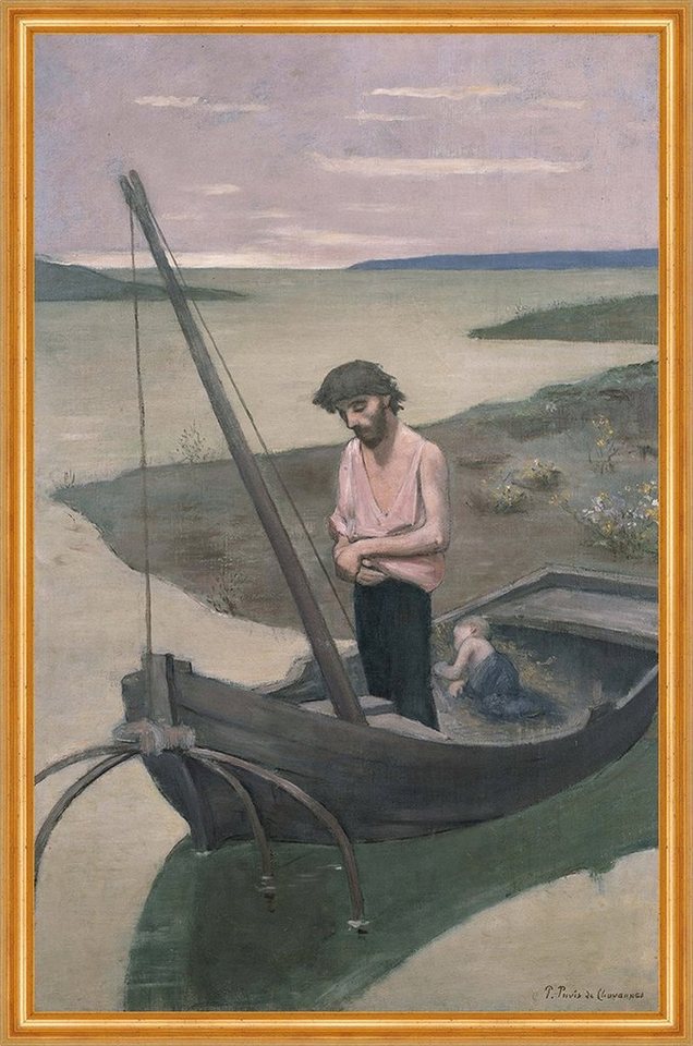 Kunstdruck Poor Fisherman Pierre Puvis de Chavannes Fischer Boot Armut Männer B A, (1 St) von OTTO