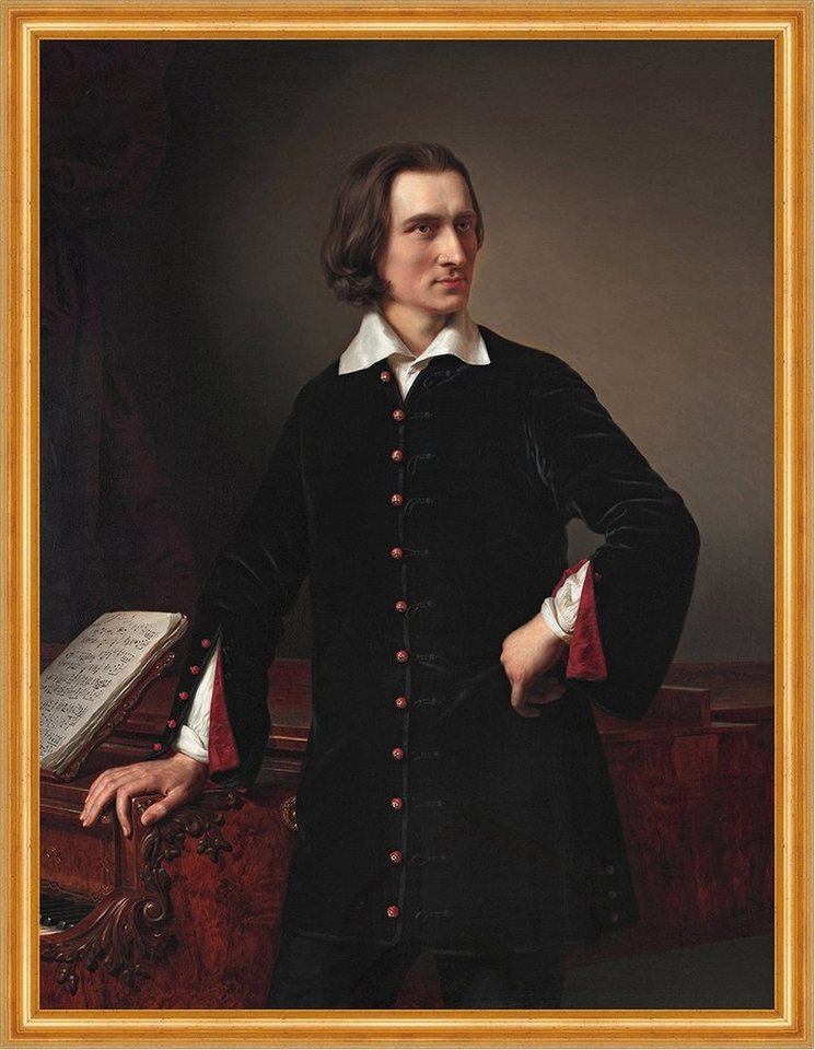 Kunstdruck Portrait of Ferenc Liszt 1811 bis 1886 Miklos Barabas K&K Komponist B, (1 St) von OTTO