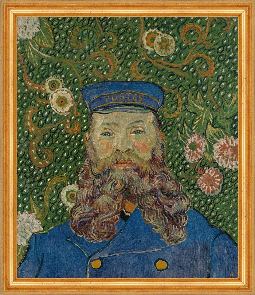 Kunstdruck Portrait of Joseph Roulin Vincent van Gogh Männer Bart Blumen B A3 032, (1 St) von OTTO