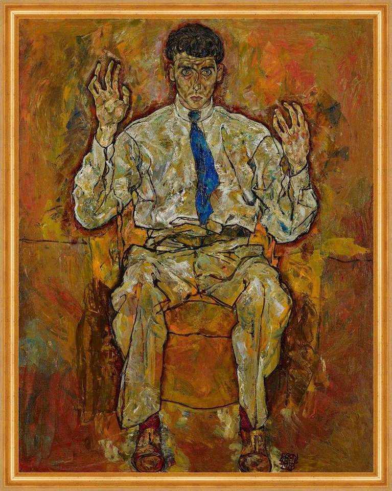 Kunstdruck Portrait of Paris von Gütersloh, 1887-1973 Egon Schiele Maler B A2 016, (1 St) von OTTO