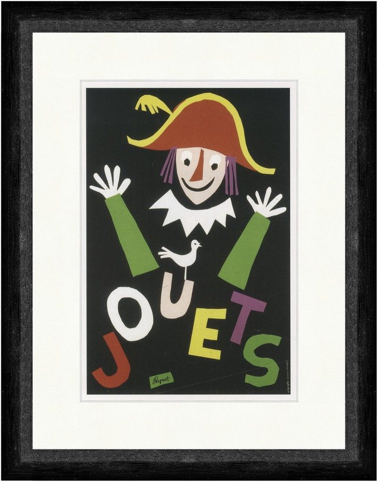 BillerAntik Kunstdruck Poster für Spielzeuge Jouets Raymond Peynet Singvogel Faks_Plakatwelt, (1 St) von BillerAntik