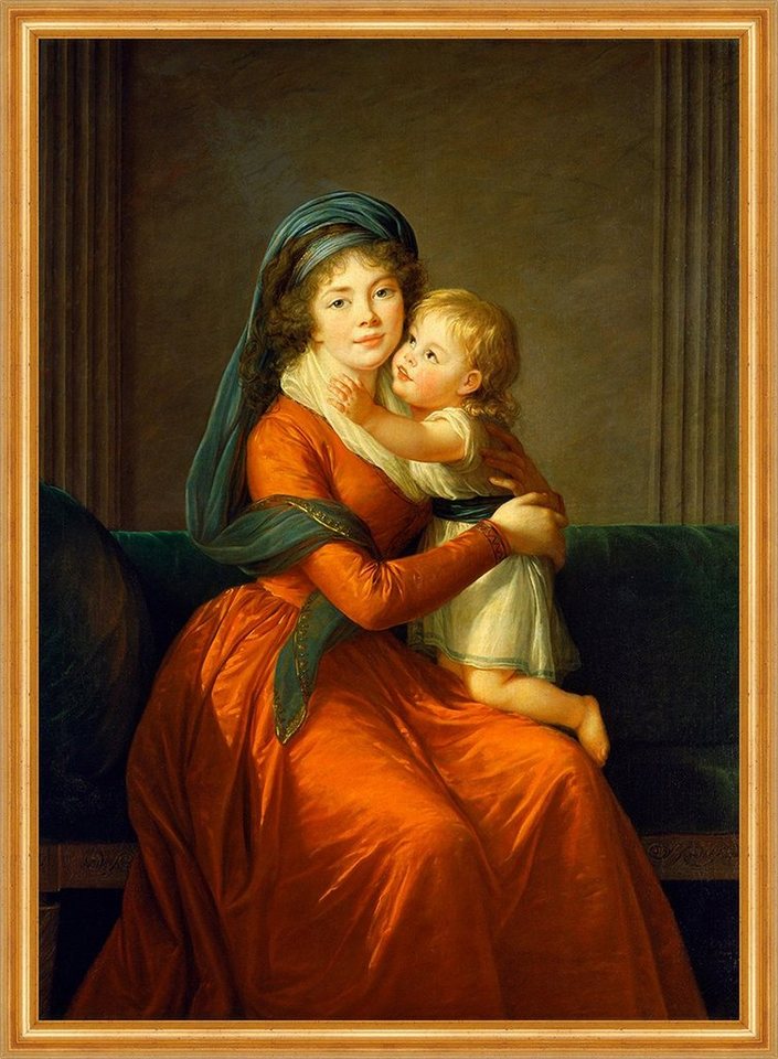 Kunstdruck Princess Alexandra Golitsyna and her son Zarin Piotr Vigee-Lebrun B A1, (1 St) von OTTO