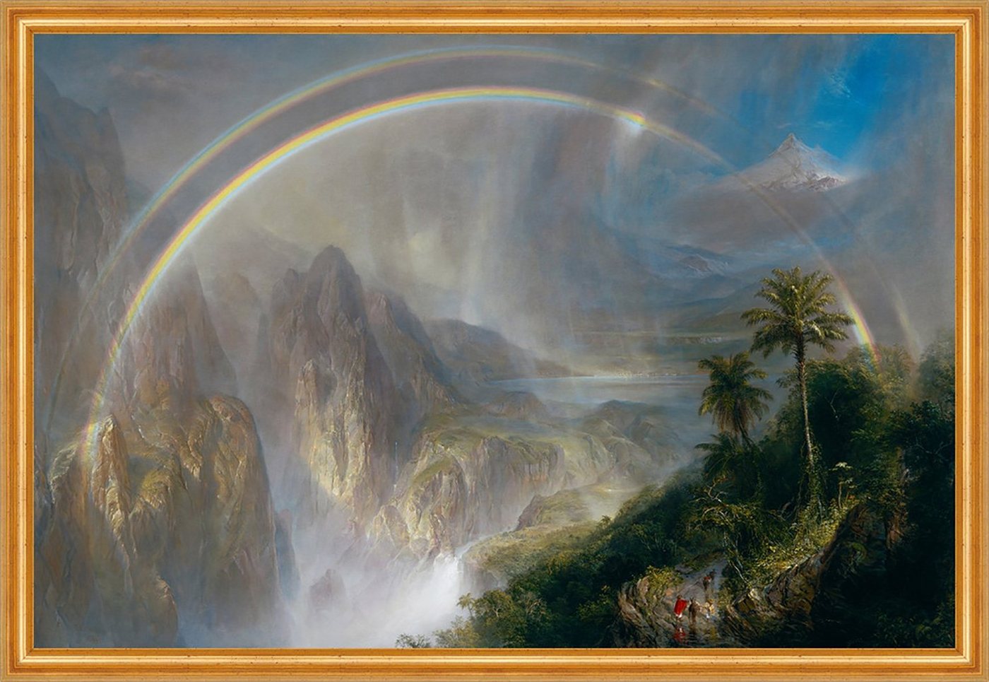 Kunstdruck Rainy Season in the Tropics Frederic Edwin Church Regenbogen Tropen B, (1 St) von OTTO