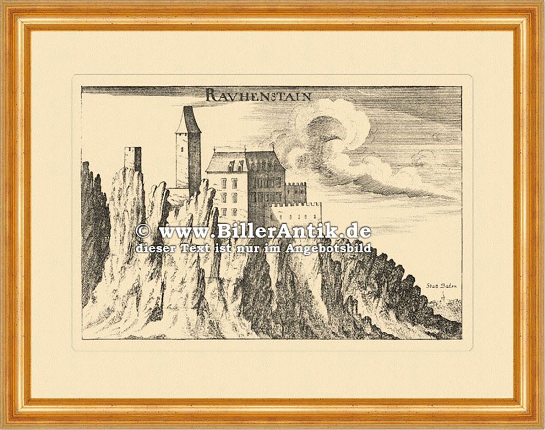 Kunstdruck Rauhenstein Rauhenstain Vischer Österreich Burgen und Schlösser 731 Ge, (1 St) von OTTO
