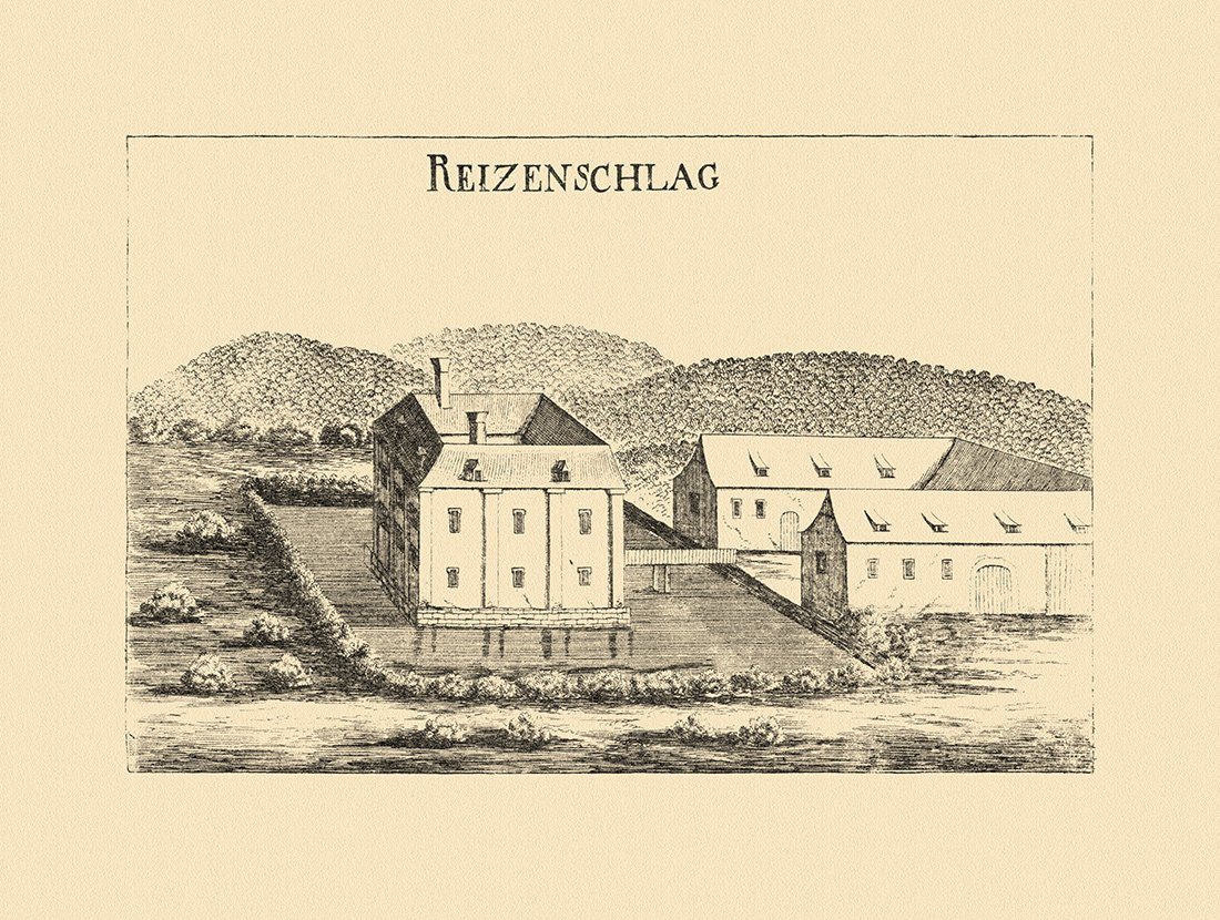 Kunstdruck Reitzenschlag Reizenschlag Matthäus Vischer Österreich Burgen und Schl, (1 St) von OTTO