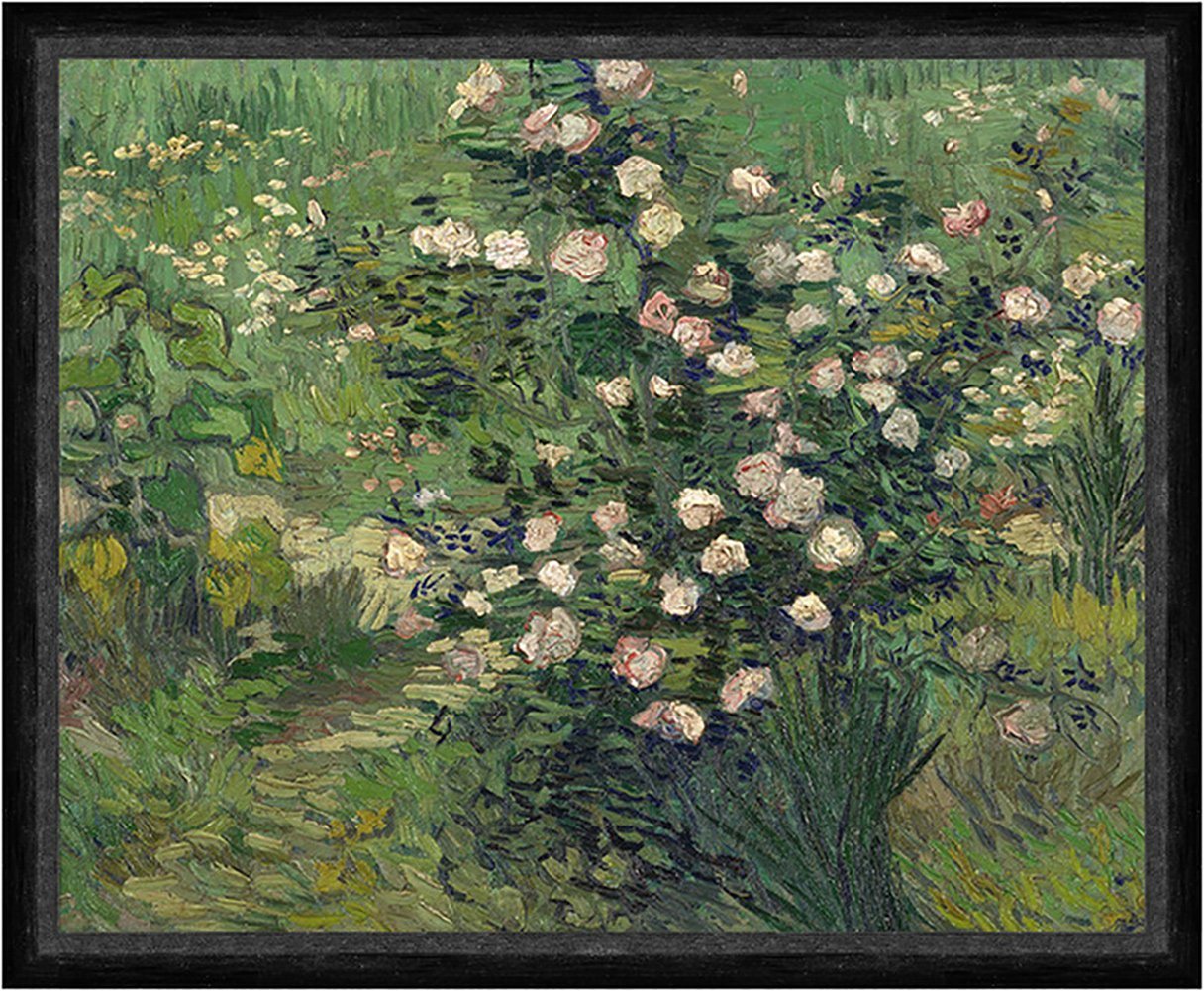 Kunstdruck Roses Vincent van Gogh Rosen Pflanzen Blumen Garten Blüten Wiese Faks_, (1 St) von OTTO