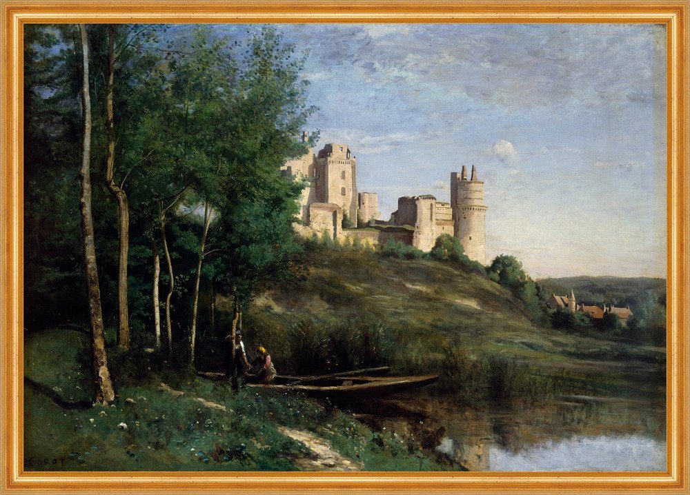 Kunstdruck Ruins of the Chateau de Pierrefonds Jean-Baptiste C. Corot Schloss B A, (1 St) von OTTO