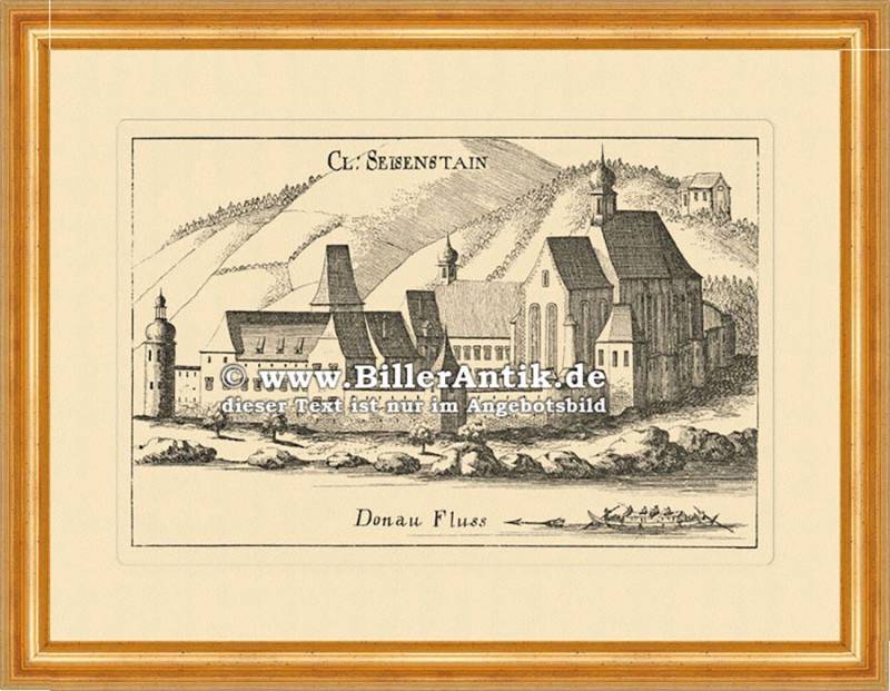 BillerAntik Kunstdruck Säusenstein Seisenstain Donau Vischer Österreich Burgen u. Schlösser 5, (1 St) von BillerAntik