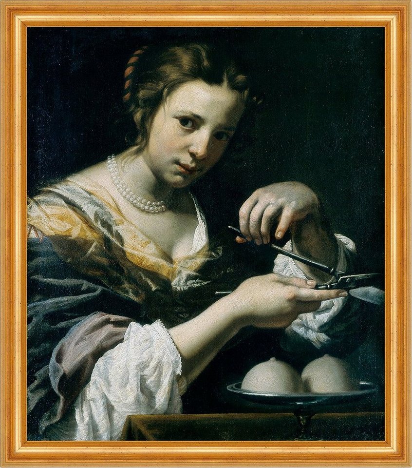 Kunstdruck Saint Agatha Lorenzo Lippi Sankt Heilige Schere Perlenkette B A3 02796, (1 St) von OTTO