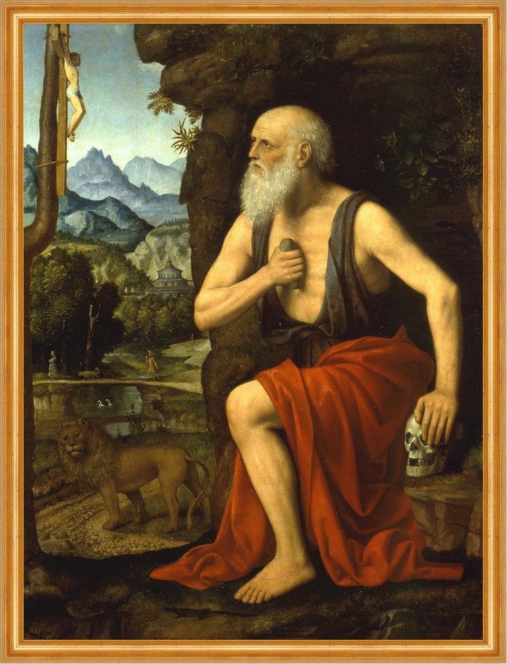 Kunstdruck Saint Jerome in Penitence Bernardino Luini Reue Buße Kirche B A2 00853, (1 St) von OTTO