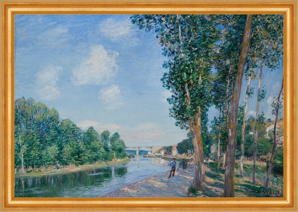 Kunstdruck Saint-Mammes. June Sunshine Alfred Sisley Frankreich Bäume B A3 00424, (1 St) von OTTO