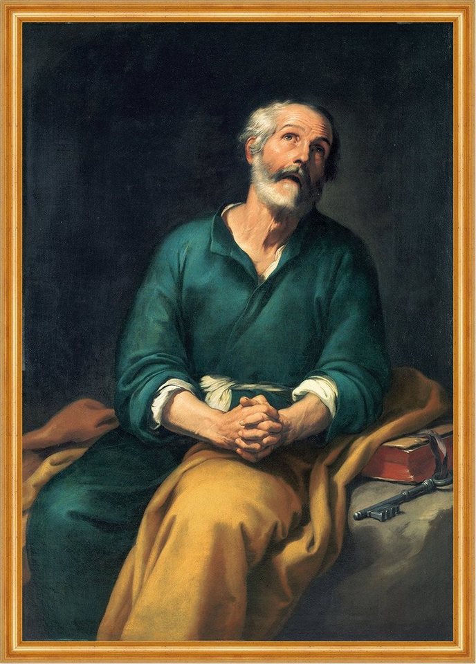 Kunstdruck Saint Peter in Tears Bartolome Esteban Murillo Heiliger Petrus Tränen, (1 St) von OTTO