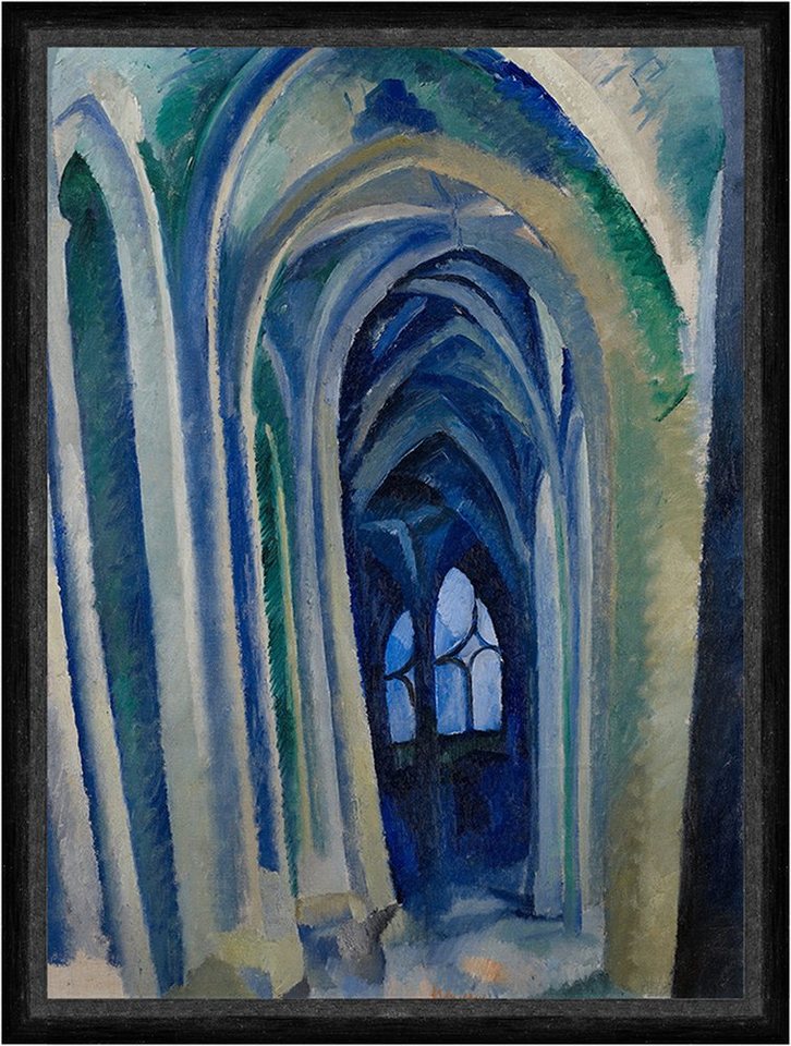 Kunstdruck Saint-Severin Robert Delaunay Gewölbe Gebäude Fenster Saal Säulen Faks, (1 St) von OTTO