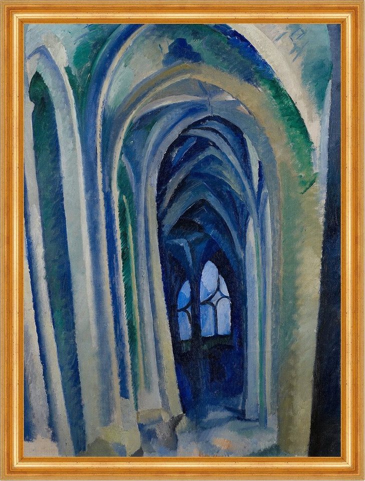 Kunstdruck Saint-Severin Robert Delaunay Gewölbe Gebäude Fenster Säulen B A3 0317, (1 St) von OTTO