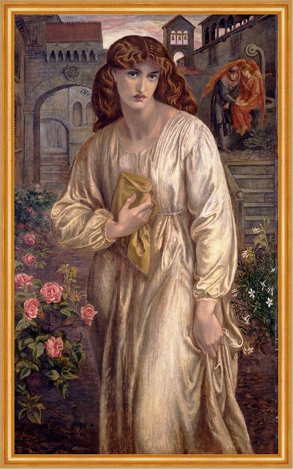 Kunstdruck Salutation of Beatrice Dante Gabriel Rossetti Frauen Engel Religion B, (1 St) von OTTO