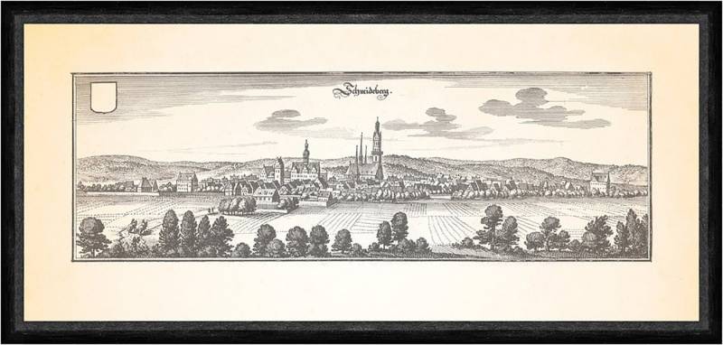BillerAntik Kunstdruck Schmideberg Bad Schmiedeberg Naturpark Dübener Heide Faks_Merian 0205, (1 St) von BillerAntik