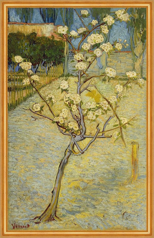 Kunstdruck Small pear tree in blossom Vincent van Gogh Birne Baum Blüte Garten B, (1 St) von OTTO