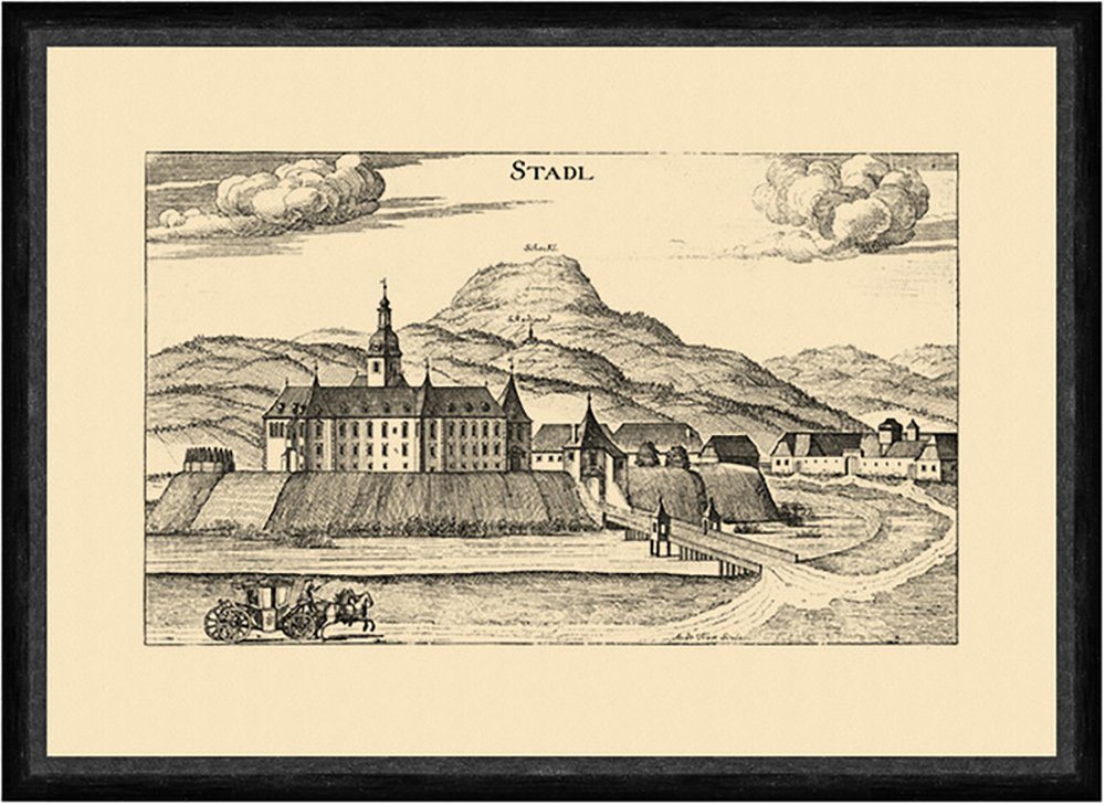 Kunstdruck Stadl bei Weiz Schloss Matthäus Vischer Faksimile Österreich Burgen 90, (1 St) von OTTO