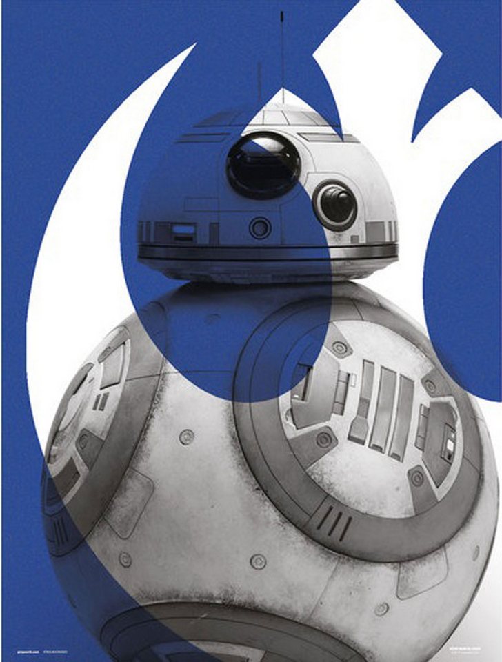 Kunstdruck Star Wars - Kunstdruck - Episode IX - BB8 von OTTO