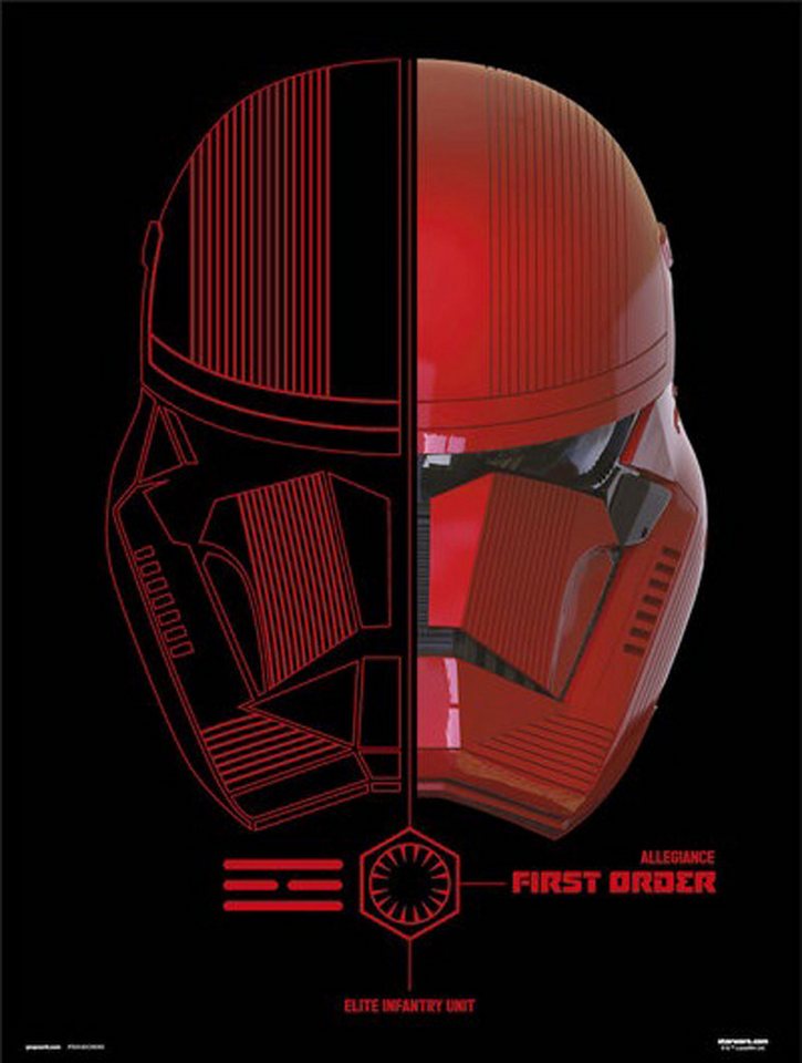 Kunstdruck Star Wars - Kunstdruck - Episode IX - Sith Troopers von OTTO