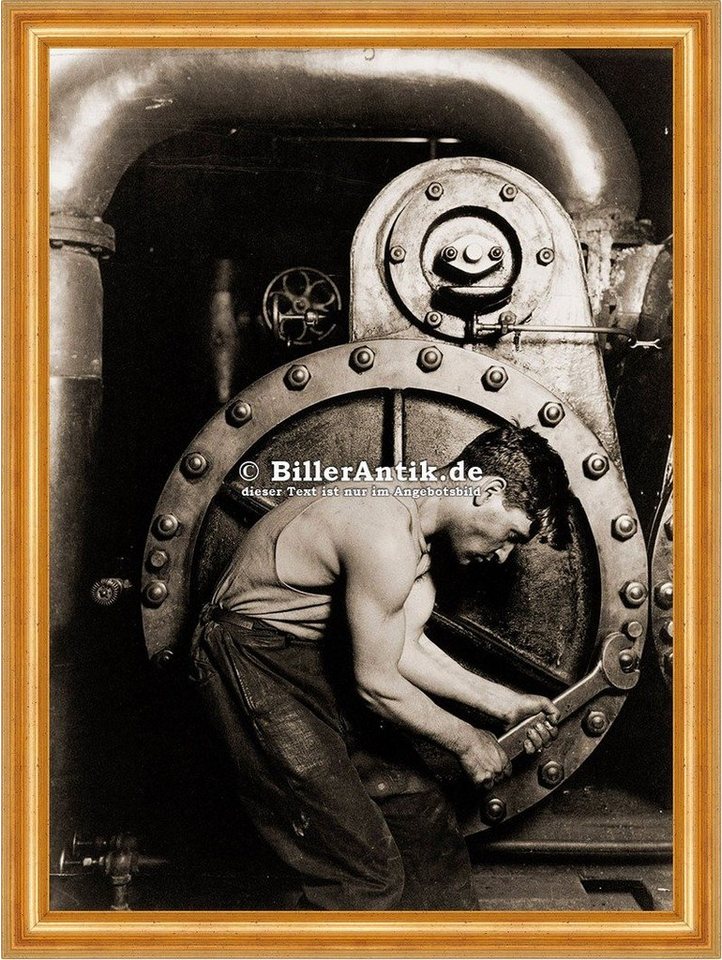 Kunstdruck Steamfitter Mechaniker Männer Muskeln Werkzeug Rohre Photo M 123 Gerah, (1 St) von OTTO