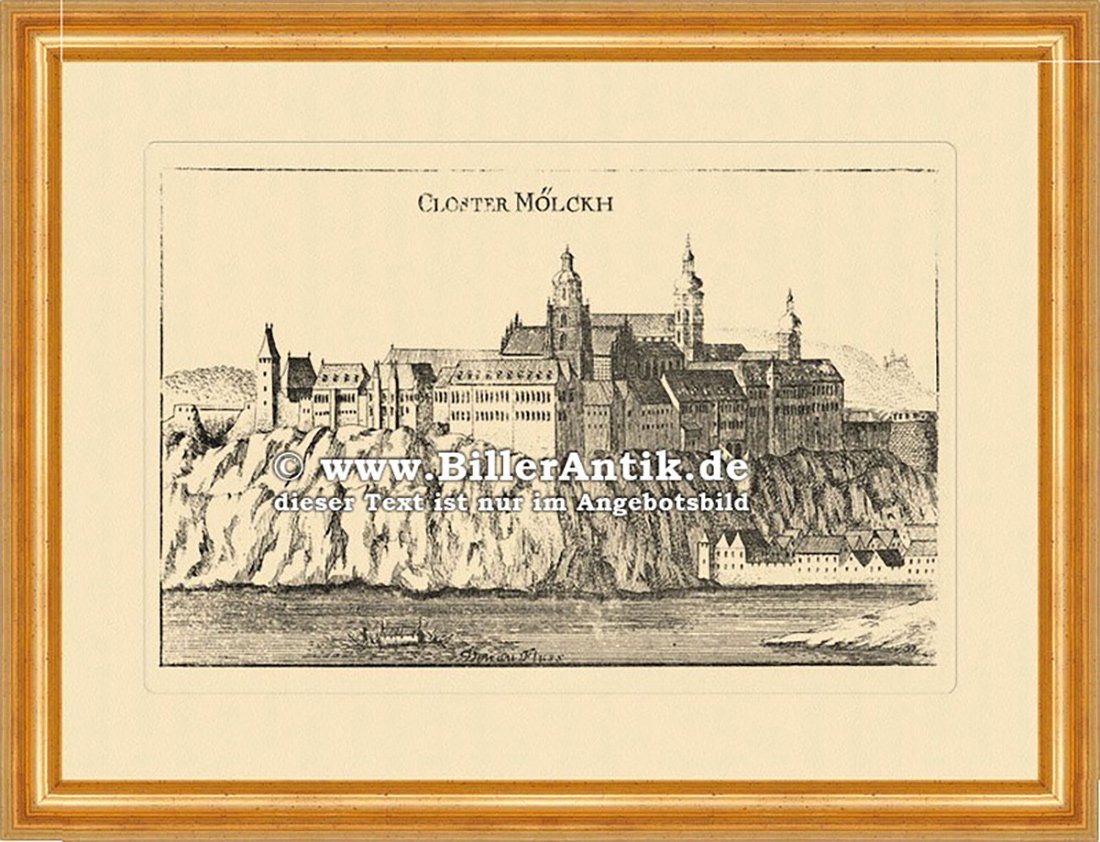 Kunstdruck Stift Melk Closter Mölckh Vischer Österreich Burgen und Schlösser 620, (1 St) von OTTO