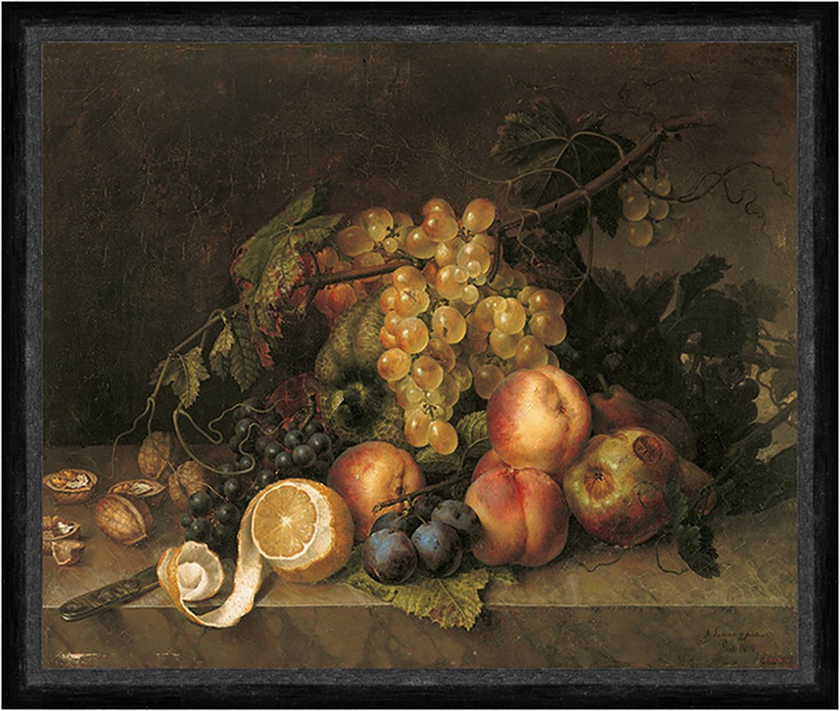 BillerAntik Kunstdruck Still Life Francesc Lacoma I Fontanet Stillleben Früchte Obst Faks_B, (1 St) von BillerAntik