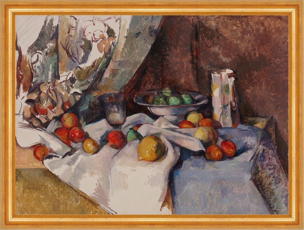 Kunstdruck Still Life with Apples Paul Cezanne Äpfel Stillleben Tisch B A3 02970, (1 St) von OTTO