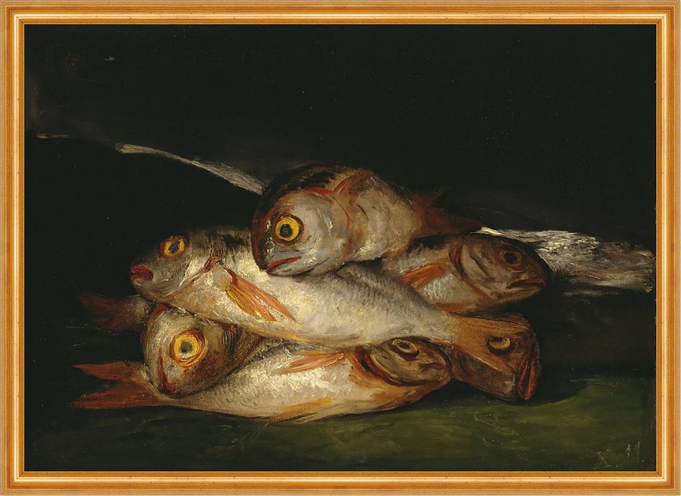 Kunstdruck Still Life with Golden Bream Still Life with Golden Bream Fische B A1, (1 St) von OTTO