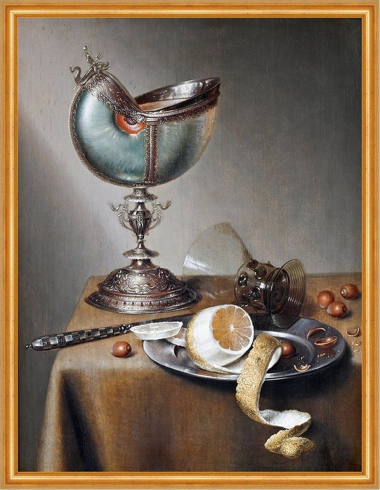 Kunstdruck Still-Life with Nautilus Cup Maerten Boelema de Stomme Muscheln Glas B, (1 St) von OTTO