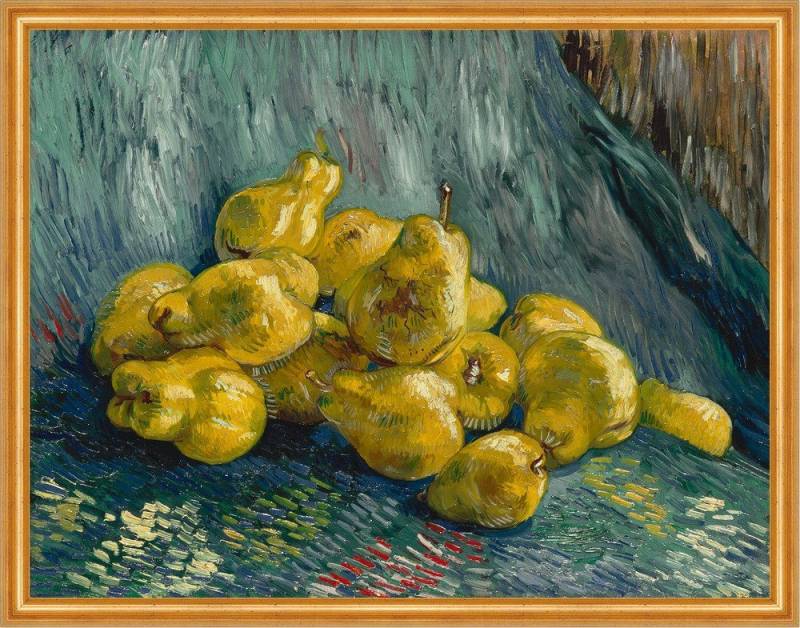 BillerAntik Kunstdruck Still Life with Quinces Vincent van Gogh Obst Quitten Früchte Essen B, (1 St) von BillerAntik