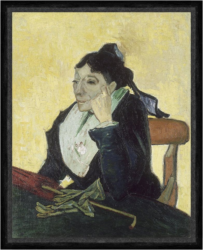 Kunstdruck The Arlesienne Vincent van Gogh Frauen Stuhl Alt Schirm Handschuhe Fak, (1 St) von OTTO