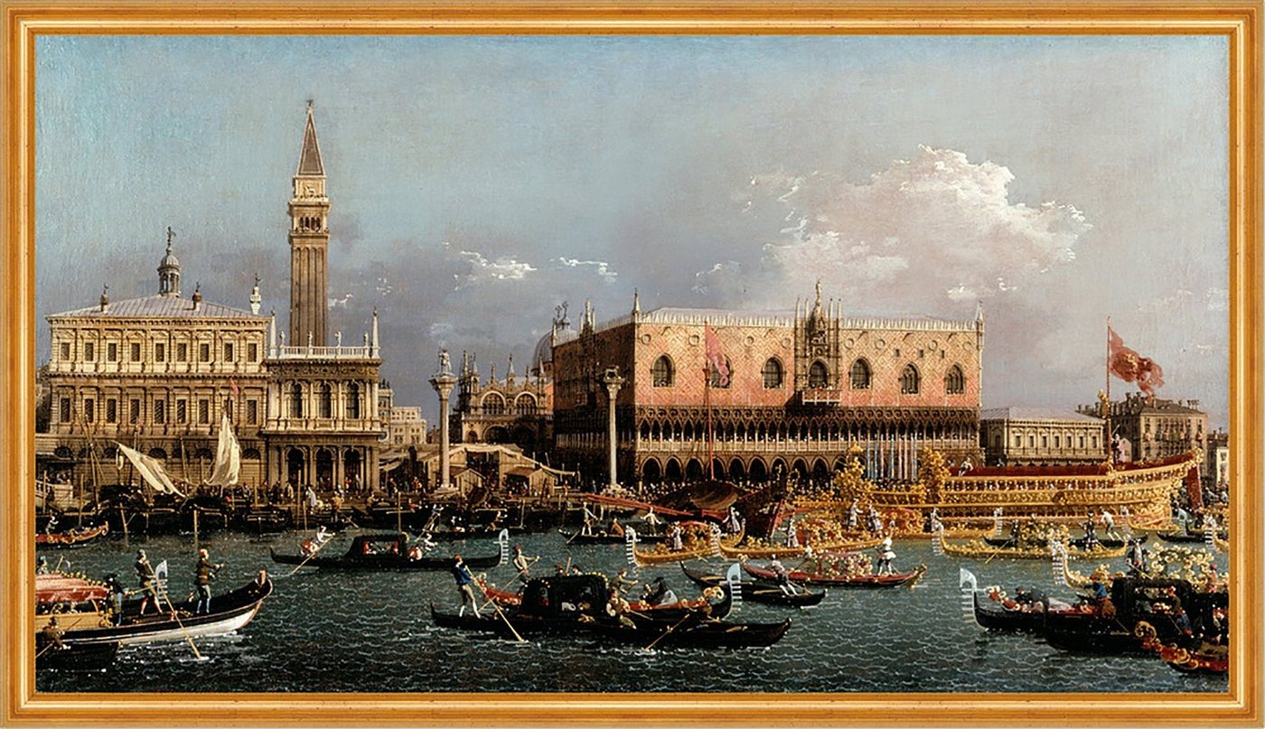 Kunstdruck The Bucintoro at the Molo on Ascension Day Giovanni Canal Venedig B A1, (1 St) von OTTO