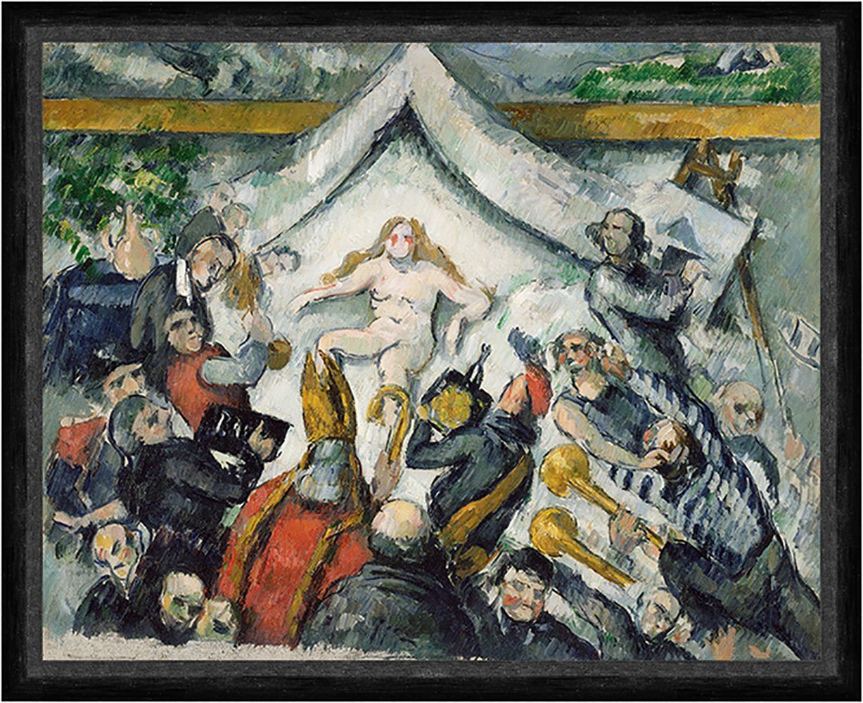 Kunstdruck The Eternal Feminine Paul Cezanne Bischof Sankt Frau Bett Nackt Tod Fa, (1 St) von OTTO