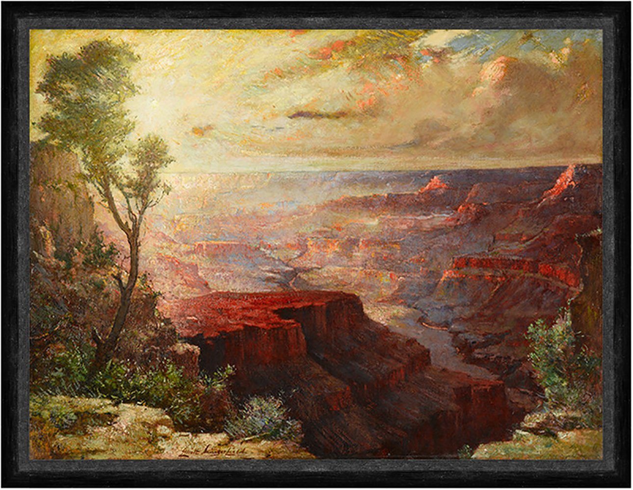 Kunstdruck The Grand Canyon Elliot Daingerfield Amerika USA Arizona Natur Faks_B, (1 St) von OTTO