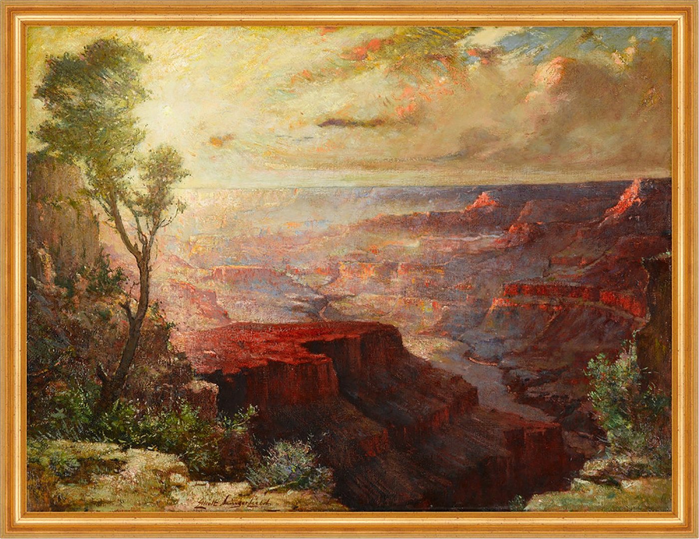Kunstdruck The Grand Canyon Elliot Daingerfield Amerika USA Arizona Natur Felsen, (1 St) von OTTO