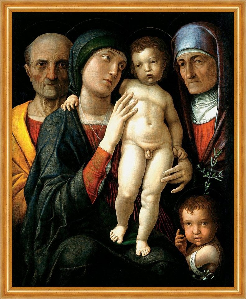 Kunstdruck The Holy Family Andrea Mantegna Maria Josef Jesus Heilig Bibel Christ, (1 St) von OTTO