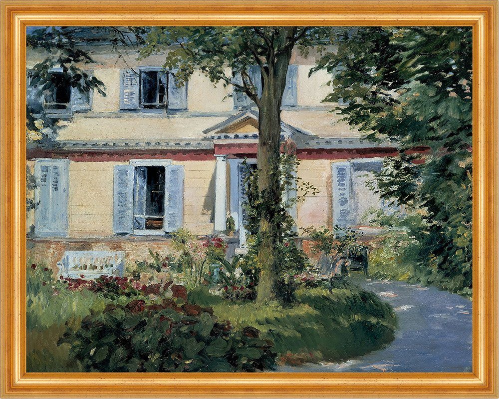 Kunstdruck The House at Rueil Edouard Manet Frankreich Haus Garten Bank B A3 0147, (1 St) von OTTO
