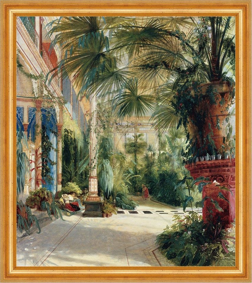 Kunstdruck The Interior of the Palm House Carl Blechen Wintergarten B A3 00954 Ge, (1 St) von OTTO