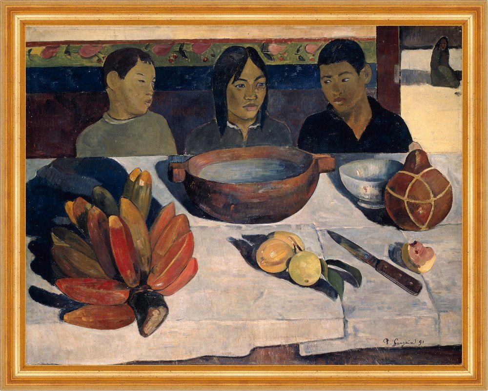 Kunstdruck The Meal Paul Gauguin Familie Geschwister Essen Tisch Bananen B A3 029, (1 St) von OTTO
