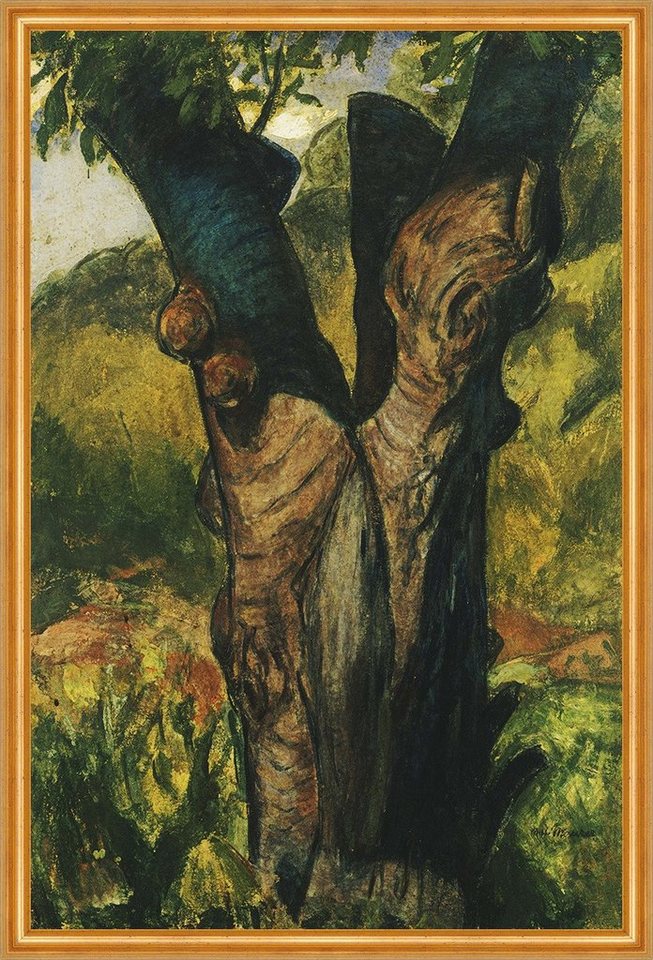 BillerAntik Kunstdruck The Old Tree Alfred Henry Maurer Bäume Planzen Stamm Holz Wald B A2 00, (1 St) von BillerAntik