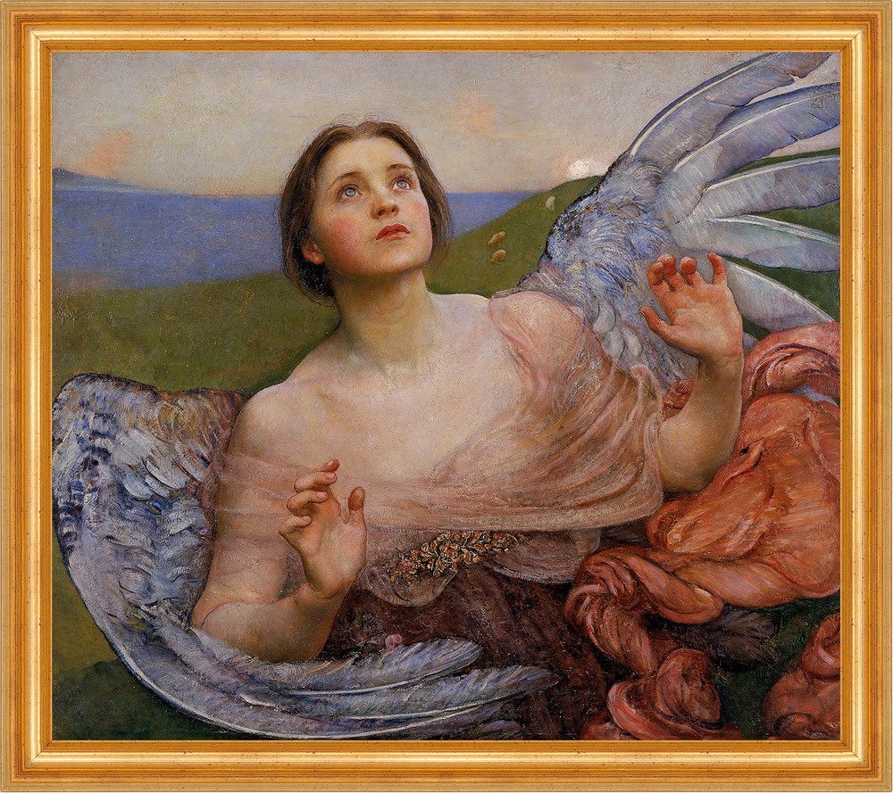 BillerAntik Kunstdruck The Sense of Sight Annie Swynnerton Federn Engel Sonne Federn B A3 005, (1 St) von BillerAntik