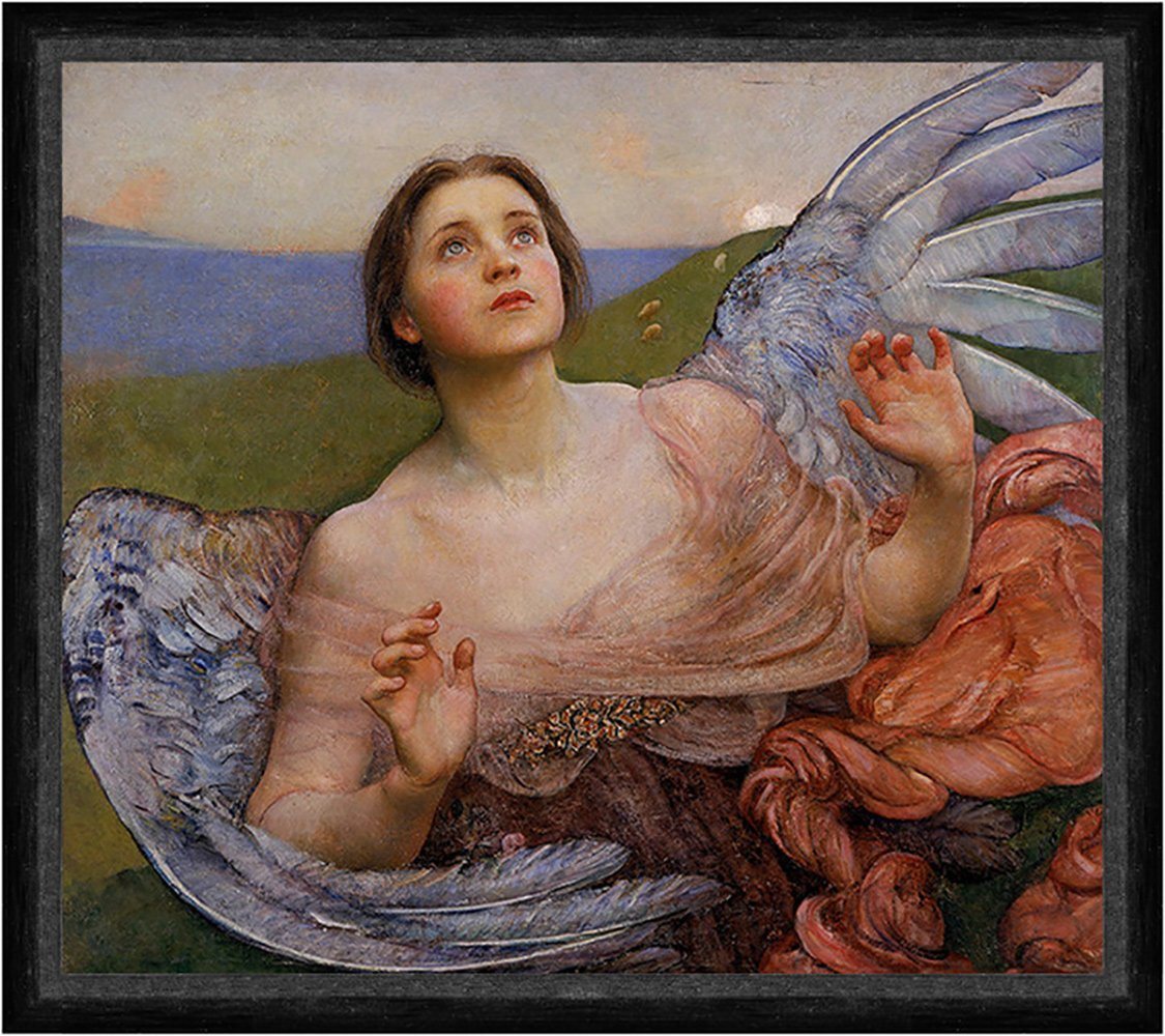 BillerAntik Kunstdruck The Sense of Sight Annie Swynnerton Federn Engel Sonne Licht Federn Fa, (1 St) von BillerAntik