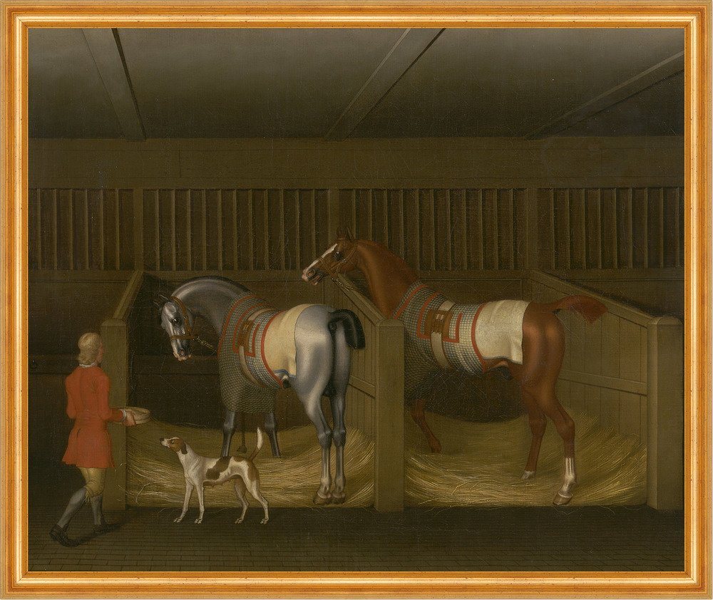 Kunstdruck The Stables and Two Famous Running Horses Duke Bolton Seymour B A2 000, (1 St) von OTTO