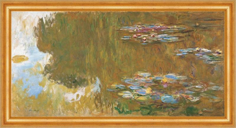 BillerAntik Kunstdruck The Water Lily Pond Claude Monet Teich Wasserlilien Pflanzen B A3 0128, (1 St) von BillerAntik