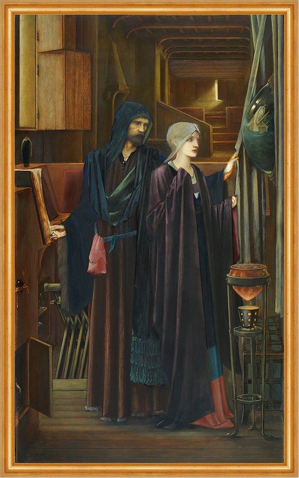 Kunstdruck The Wizard Edward Burne-Jones Zauberer Hexenmeister Magie Männer B A1, (1 St) von OTTO