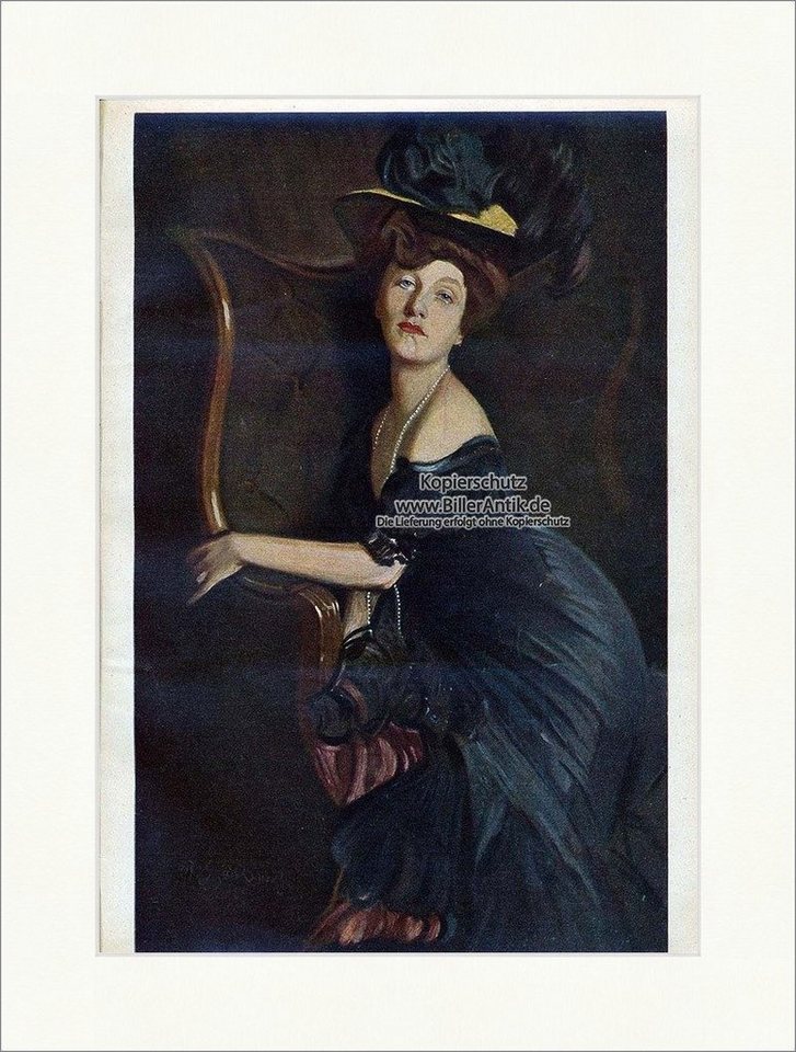 Kunstdruck Titelseite der Nummer 20 von 1909 Boleslav von Szankowski Frau Jugend, (1 St) von OTTO